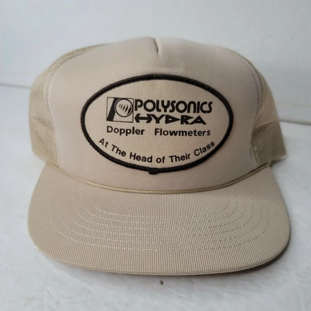 Polysonics Hydra Ball Hat Cap Mesh Snapback Doppler Flowmeters